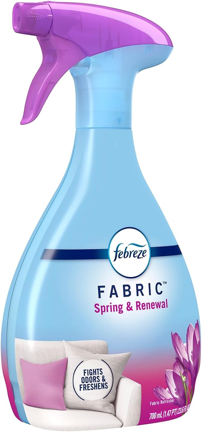 Tide 19760 Spring & Renewal Febreze Air Freshener, Trigger Spray Dispenser, 27 oz, 4-5 Ph