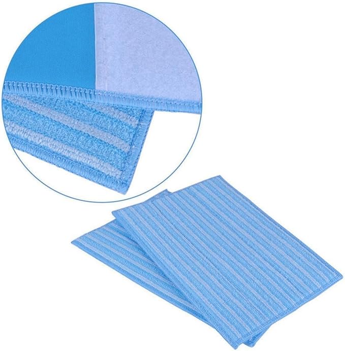 Steam Mop Pads for HAAN SI-40 SI-70 SI-35 Replacement Cleaning Pads for RMF4X RMF2X FS, SI and MS Series Steamers Ultra-Microfiber
