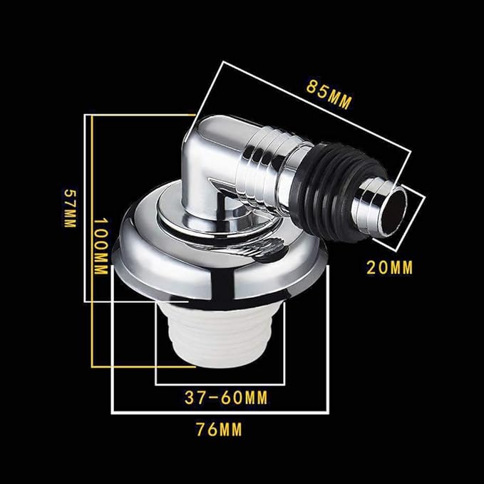 Washing Machine Floor Drain Joint Anti-Overflow Toilet Deodorization Drain Sealing Connector