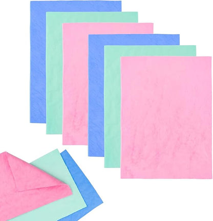 BAOFALI 6Pcs Stamp ShammySuede ClothStamp Cleaner Super Absorbent Towel 3 Colors for Stamp Cleaning Cloth