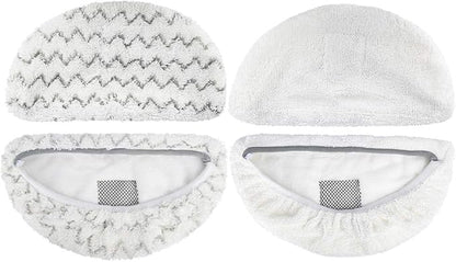 Steam Mop Replacement Pads for Bissell Powerfresh Steam Mop Pads Compatible with 1940 1440 1544 Series 19402 19404 19408 19409 1940a 1940f 1940q 1940t 1940w Washable Reusable Steam Mop Pad (6-PACK)