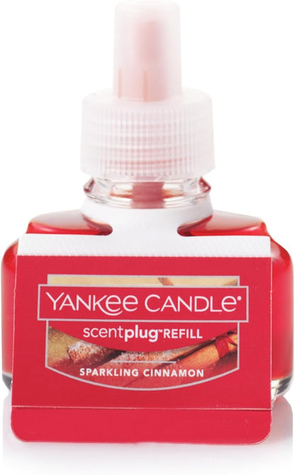 Yankee Candle ScentPlug Refill, Sparkling Cinnamon (Pack of 4)