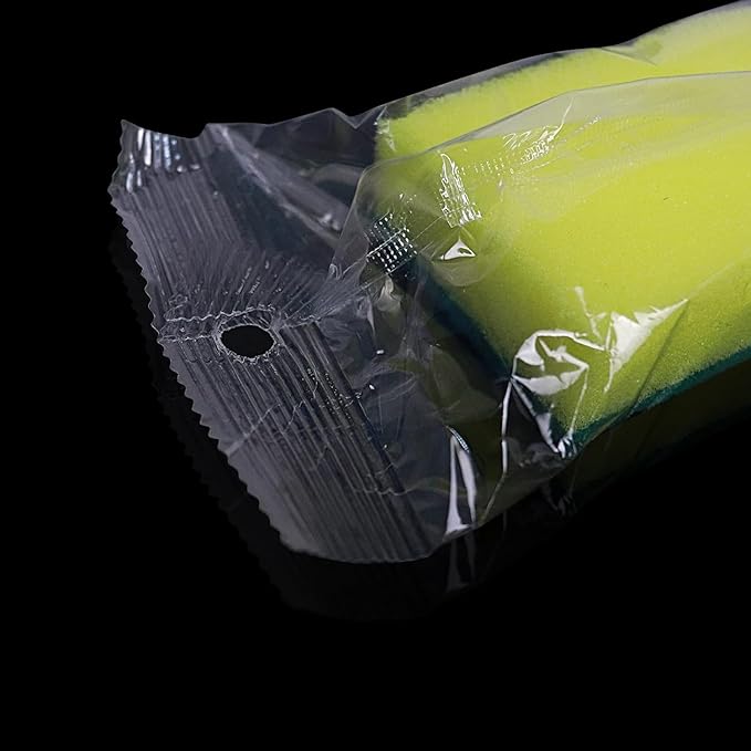 1000 Pack Individually Wrapped Sponges for Cleaning Dishes - Bulk Case of Small Mini Kitchen Scrub Non-Scratch Scrubbers