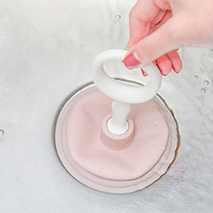 Professional Handheld Sink Plunger Versatile Drain Unclogger For Hair And Debris Strong Suction Easy Operation Long Service Life Pp And Pe Construction (Pink)