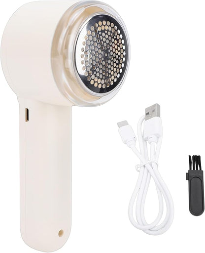 RiToEasysports Fabric Shaver, Electric Lint Remover with 6 Teeth Blades, Rechargeable Fabric Groomer for Clothing Furniture Sweaters Upholstery Blankets