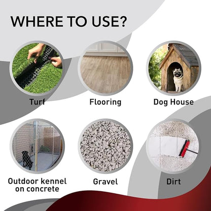 Odorcide K.O.E Kennel Odor Eliminator Concentrate – For Cages, Runs & More – For Home & Kennel w/Safe, Non-Enzymatic Formula - Frost Scent -16 oz