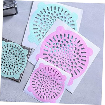 Bathroom Sink Drain Filter 30pcs Disposable Hair Filter Non-Woven Fabric Block Easy to Install and Clean
