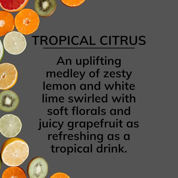 Citrus Magic On The Go Odor Eliminating Air Freshener Spray for Auto, Tropical Citrus, 8-Ounce, Pack of 2