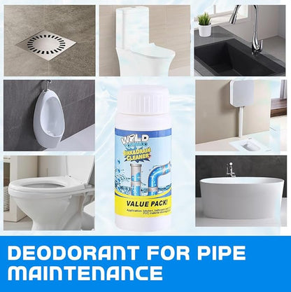 Sink Drain Cleaner, 2025 New Sink and Drain Cleaner, Powerful Sink and Drain Cleaner Powder Cleaning, Drain Cleaner Foam Cleaner, Powerful Pipe Dredging Agent for Home Kitchen Toilet (5)