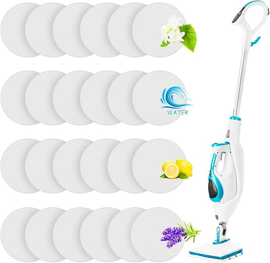 Maitys 24 Pcs Fragrance Discs Replacement Steam Mop Scent Disc Practical Fragrance Scented Pads Discs Compatible with Powerfresh and Symphony Series, Fits Model 1940, 1806 and 1132