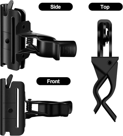 6 Pack E-Track Tool Holders |E Track Accessories for Enclosed Trailer to Keep Rakes,Shovels, Broom|e Track Tool Holder Hanger for Trailer Accessories| Tool Stabilizer for Etrack Accessories
