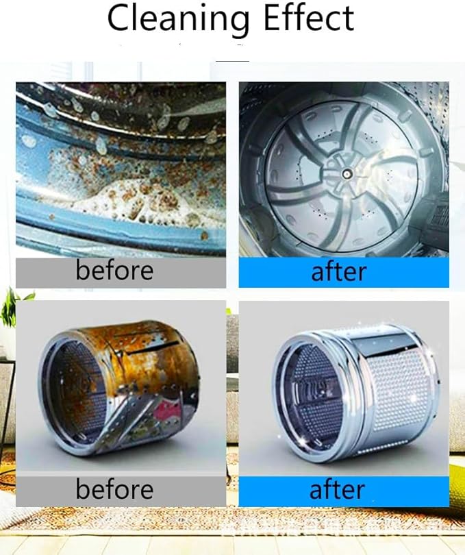 Ultimate Washing Machine Cleaner Tablets 12 Pack Deep Descaler Powerhouse Obliterates Odors, Grime & Buildup Front & Top Load Washers (Including HE) Fresh Laundry Smell American Owned Small Business