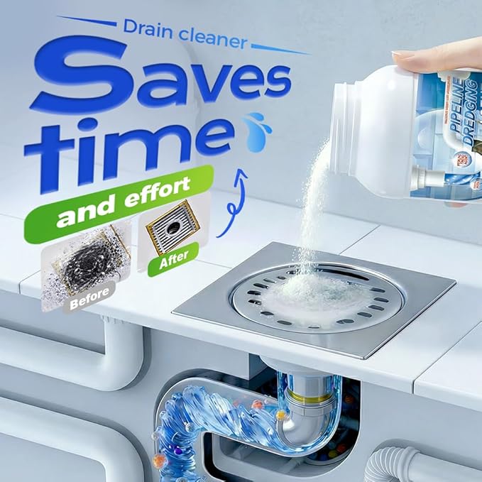Sink and Drain Cleaner, 2026 Upgraded Powerful Unclog Sink Drain Cleaner, Pipeline Cleaning for Kitchen Bathroom Sinks, Tubs Pipe Cleaning Tool (2pcs)