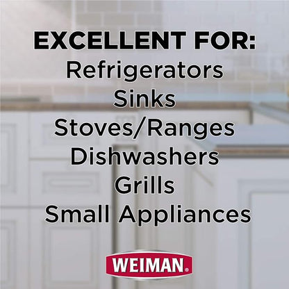 Weiman Stainless Steel Cleaner & Polish Aerosol 17 oz - 6 Pack