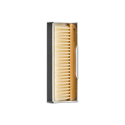 Full Circle Crumb Runner, Countertop Sweep and Squeegee, Mini Portable Brush, Compact Storage, Sustainable Bamboo Handle