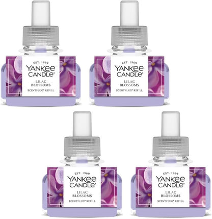 Yankee Candle Scent Plug Refill, Lilac Blossoms (Pack of 4)