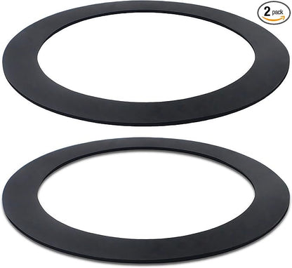2Pcs FLG-Seal Rubber Drain Insert Gasket, Putty-Free Sink Flange Gasket for Kitchen Sink Garbage Disposal Gasket, Compatible with InSinkErator