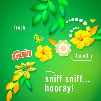 Febreze Plug In Air Freshener, Odor-Fighting Scented Oil Refill, For Home, Bathroom, & Kitchen, Long Lasting, Gain Moonlight Breeze and Gain Original Scents, 0.87oz Refills, 4 Count (2 of Each Scent)