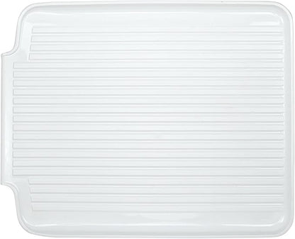 Better Houseware Drain Boards for Kitchen Counter White Dish Drain Board Shields Countertops from Water Damage, Space Efficient 19.5"x15.5"x1.25"