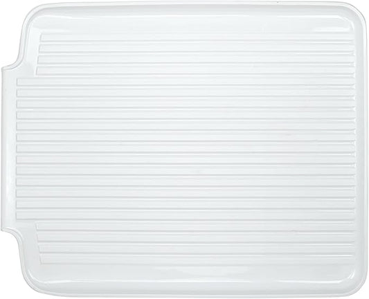 Better Houseware Drain Boards for Kitchen Counter White Dish Drain Board Shields Countertops from Water Damage, Space Efficient 19.5"x15.5"x1.25"