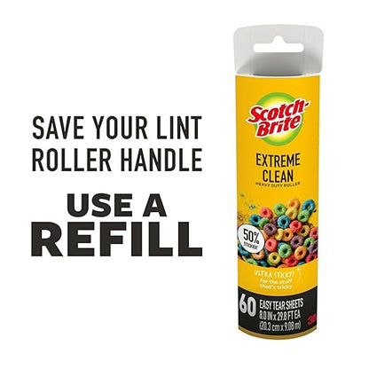 3M Lint Roller Rfl 8" 60sht