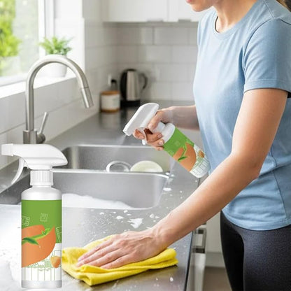 DYJAGYO Electrolyzed Ion Kitchen Cleaner Spray, Heavy Duty Degreaser, Multi-Purpose Household Cleaning Spray for Oven, Stove, Range Hood, Kitchen Appliances 300ml(1PCS)