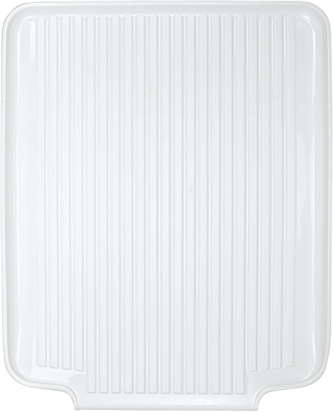 Better Houseware Drain Boards for Kitchen Counter White Dish Drain Board Shields Countertops from Water Damage, Space Efficient 19.5"x15.5"x1.25"