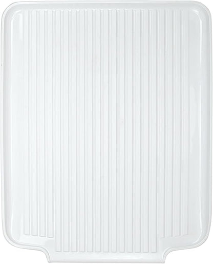 Better Houseware Drain Boards for Kitchen Counter White Dish Drain Board Shields Countertops from Water Damage, Space Efficient 19.5"x15.5"x1.25"