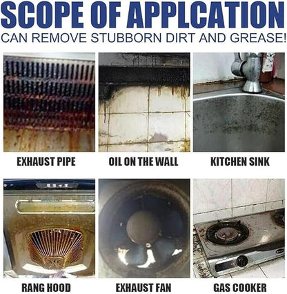 All Purpose Rinse Cleaning Foam, All-Purpose Rinse-Free Cleaning Spray, Super Foam Bubble Cleaner, Super Powerful Multi Purpose Foam Cleaner, Stain Removal Kit for Kitchen (100ml-1)