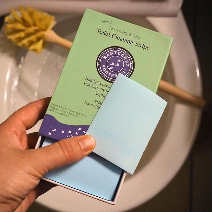 Toilet Bowl Cleaner Strips | 24 Strips | Concentrated Dissolving Sheets