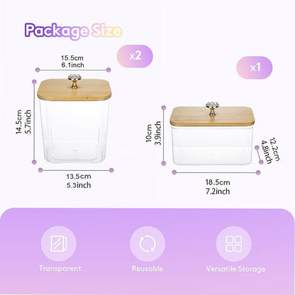 POLRAI 3 Pack Laundry Pod Containers and Dryer Sheet Holder, Laundry Room Organization Storage Containers with Lids and Labels for Laundry Detergent Laundry Pods Dry Sheet Organizing