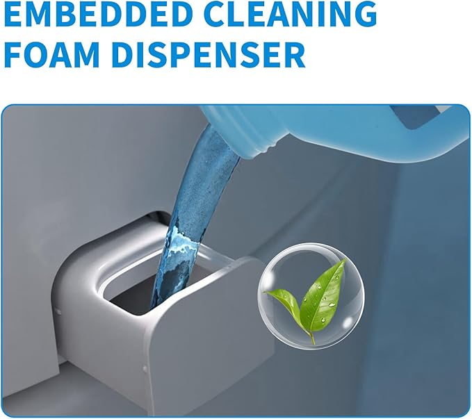 MAMADOU Commercial Smart Toilet Foaming Shield 1 Liter Spray Splash Proof Toilet Cleaner Liquid Odor Control Foam Agent Easy Cleaning For Fresh Bathroom