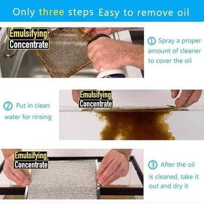 Magic Degreaser Cleaner Spray,All Purpose Cleaner,Home Kitchen Cleaning Dirt & Oil,Fast & Effective Clean All Home Kitchen Surface in Seconds,No Hard Work (100ml)