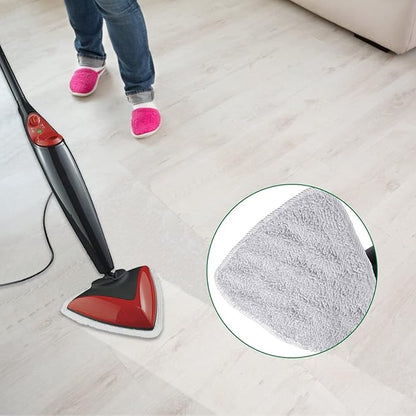 Diteje 4 Pack Replacement Triangle Mop Pads,Washable Refill Heads Compatible with O-ceda Microfiber Steam