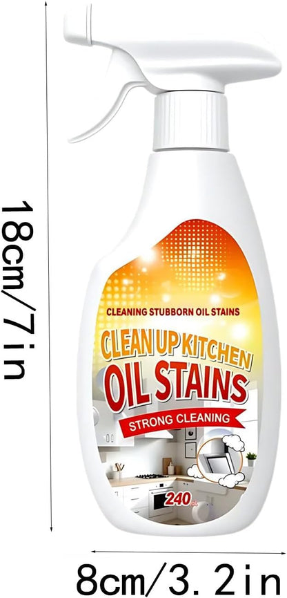 Heavy-Duty Kitchen Degreaser Foam Cleaner, Foam Cleaner Spray Cuts Through Baked-On Grease on Ovens Stove Tops Grills, Multi Functiona Foam Cleaning Spray, Clean Up Kitchens Oil Stains (3, L)