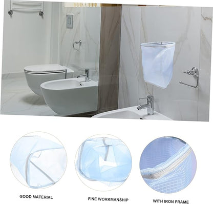 Alipis 1pc Wall Hanging Laundry Basket Clothes Organizer for Home Use Space-saving Design for Dirty Clothes Storage