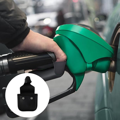 Silicone Glove for Gas, Reusable Protective Silicone Glove for Gas Pump with Storage Bag, Easy to Clean, Suitable for Many Work Scenarios (Black)