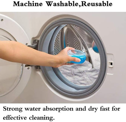 3pcs Euro-Pro Cleaning Mop Pads Replacement Double-Sided XL Microfiber Cleaning Pads for Shark Pocket Steam Mop XLT3501 (Extra Large)