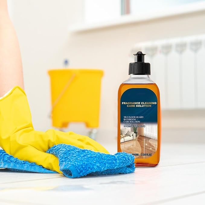 Liquid Floor Mopping Cleaner, 3.38 FL.oz Fragrance Odor Remover, for Wood, Tile, Laminate, Home, Office, Kitchen, Bathroom, Deep Cleaning, Freshed Smell