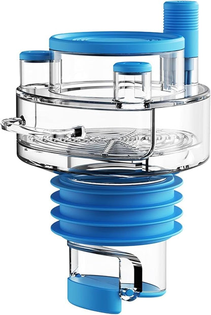 Clear ABS Sink Drain Diverters with Blocking & Clog Detection Quick Install for Kitchen/Bathroom Plumbing Systems Visible Flows Kitchen Filter Device