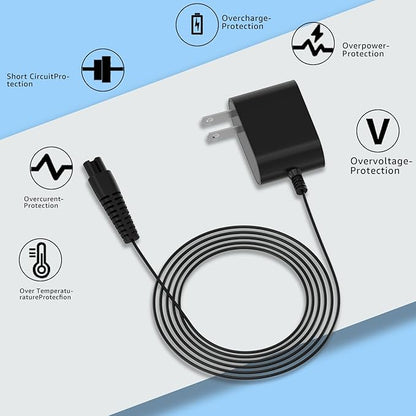 Replacement Charger for Voweek Electric Spin Scrubber VWS211/SP02, Compatible with LABIGO Cordless Cleaning Brush LA1 Pro Model KS-2619 Replacement,9V AC Adapter Power Supply Cord