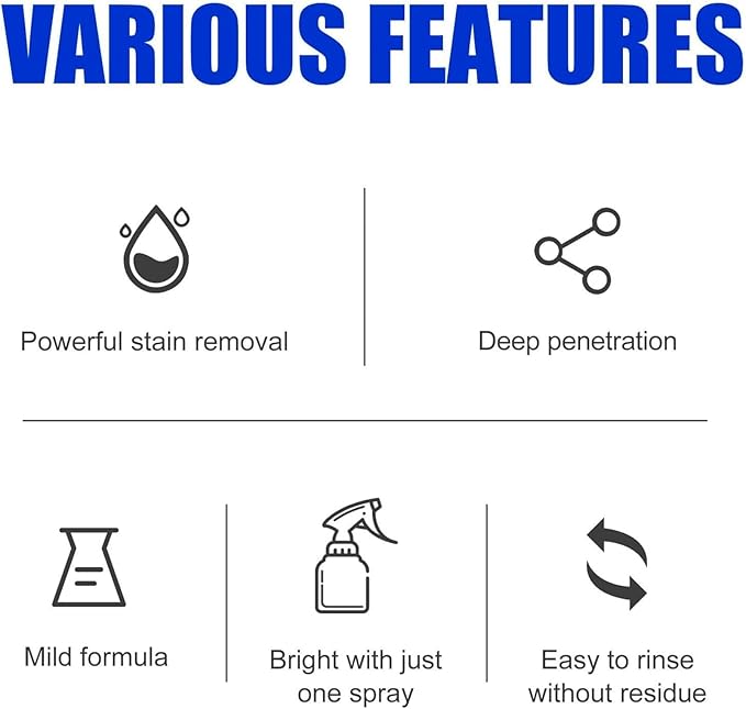 Bathroom Descaler Foam Cleaner Spray, Stubborn Stains Cleaner, All-Purpose Bathroom Descaler Foam Spray, For Bathtub, Toilet, Glass, Faucet (1 Pcs)