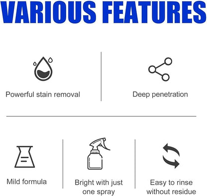 Bathroom Descaler Foam Cleaner Spray, Stubborn Stains Cleaner, All-Purpose Bathroom Descaler Foam Spray, For Bathtub, Toilet, Glass, Faucet (1 Pcs)