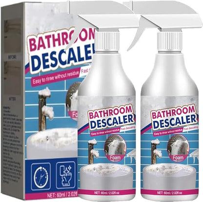 Foam Cleaner Bathroom, Bathroom Descaler Stubborn Stains Cleaner, Bathroom Descaler Foam Cleaner Spray (2 Pcs)