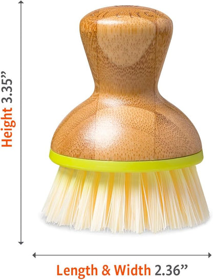 Full Circle, Green Bubble Up Bamboo Dish Brush, White, Model:FC12115G
