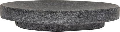 Creative Co-Op Marble Round Soapdish, Grey