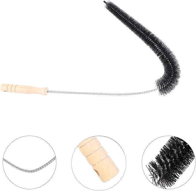 Dryer Vent Cleaner- 72cm Flexible Long Rod Brush-Sewer Drain Brush/Radiator Refrigerator/Washing Machine Tool Coil Brush for Dirt Dust Lint Blockage Removal