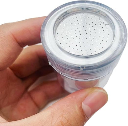 360 ° Rotating Kitchen Faucet Filter Sink Water Faucet Filters for Kitchen Short Styles Faucet Sprayer Attachment Bathroom Faucet Filter Water Softening with Universal Adapter and 3 Cartridges