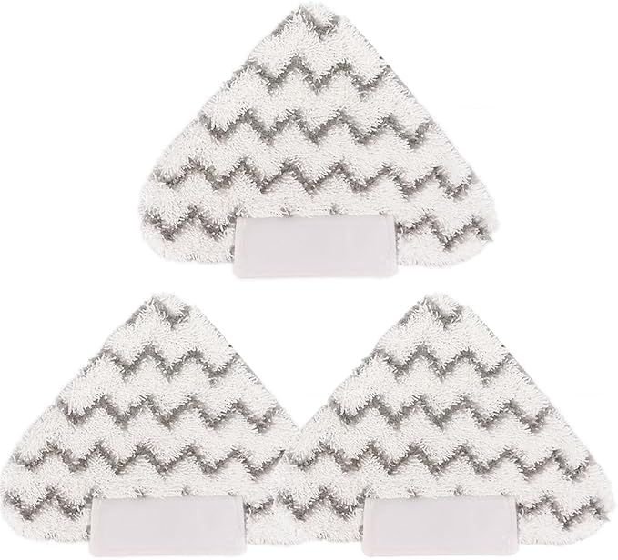 Sgizoku Triangle Steam Mop Replacement Pads for Shark Lift-Away Pro Steam Pocket Mop and Shark Genius Steam Pocket Mop System S3973D S3973 S5003D S6002 Vacuum Cleaner (3 Pack)