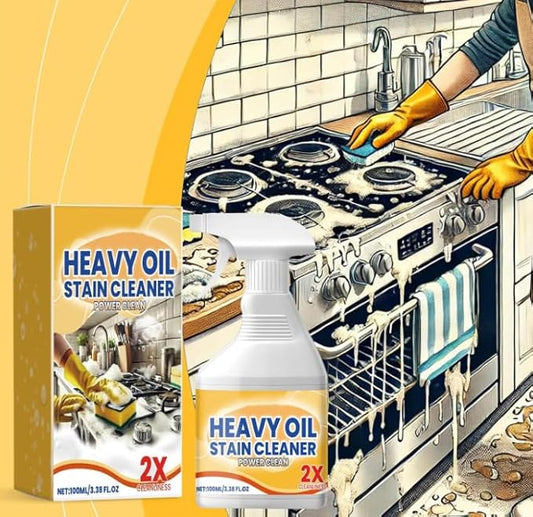 Clean Kitchen Oil Stains Spray, Kitchen Heavy Oil Cleaning Agent, Powerful Clean up Kitchen Oil Stains,Kitchen Foam Cleaner, All Purpose Cleaning Spray for Kitchens,Countertops, Ovens (1, 1pcs)